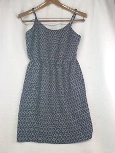 Old Navy Women Medium Spaghetti Strap Sundress/Cami/Black and White Diamond Prin - Picture 1 of 9