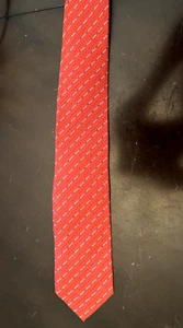 Bellini Men's Neck Tie Silk Burgundy stripped multi color 58” - Picture 1 of 3