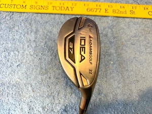 Adams Idea A7 4 Iron Hybrid 22*  Right Handed R Flex 85 Series - Picture 1 of 15