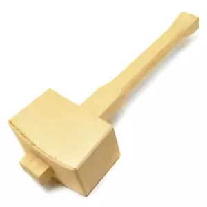 Martillos de mazo de madera para clavijas de tienda cinceles carpintería sil195 - Imagen 1 de 1
