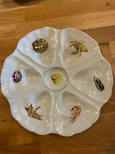 Limoges France Oyster Plate Seascape Collectable FREE POSTAGE - Picture 1 of 10
