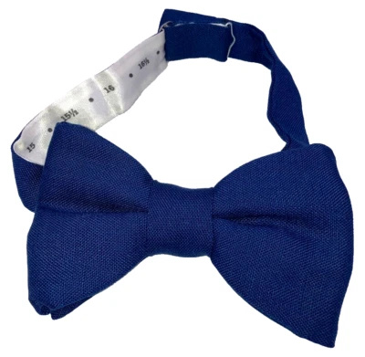 Pajarita WOOLF BROTHERS azul marino preatada NUEVA DE COLECCIÓN 14" - 18" SIN etiqueta Foto 1 de 3