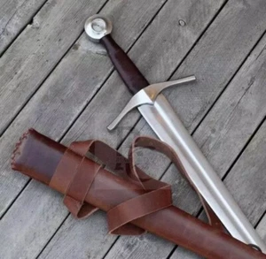 Hand Forged High Carbon Steel Viking Sword Sharp Blade Medieval Battle Ready - Picture 1 of 4