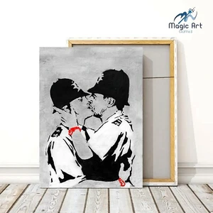 Banksy Canvas, Urban Style, Street Art, Graffiti Canvas, High Quality Artwork - Picture 1 of 7
