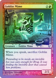 Goblin Mime FOIL Unhinged PLD Red Common MAGIC THE GATHERING CARD ABUGames - Picture 1 of 1