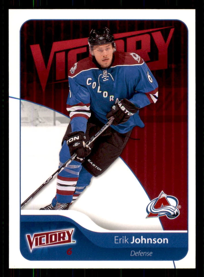 2011-12 Upper Deck Victory #54 Erik Johnson Colorado Avalanche - Image 1 of 2