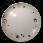 Harmony House CONTEMPORA Pink and Black flowers salad plates