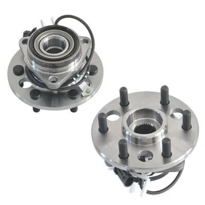 Juego (2) Conjunto de cojinete de cubo de rueda delantera para Chevy Tahoe GMC Yukon 1995-2000 4x4 Foto 1 de 4