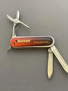 Vintage Sheffield Multi-Tool 2" Blade Collectible Pocket Knife. - Picture 1 of 17