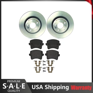 Brembo Rear Brake Kit Low-Met Pads 300mm Rotors for Audi Audi A4 A5 Q allroad Q5 - Picture 1 of 9