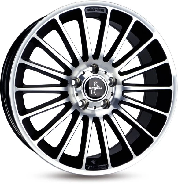 4 ALU Ganzjahresräder für Volkswagen Golf (VII) GTE Hybrid AU Keskin KT15 225/35 - Bild 1 von 1