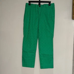 Banana Republic Hampton Pant Size 6 Green Holiday Business Casual Capsule - Picture 1 of 11