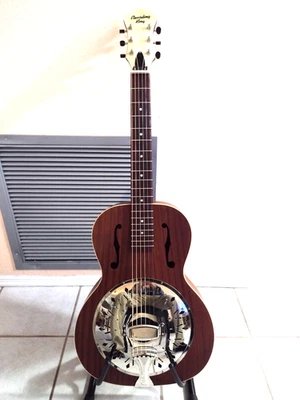 Resonador de cuello redondo Recording King mod a estilo Lap Steel Foto 1 de 3