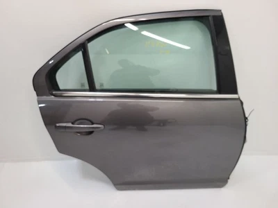 06-12 FORD FUSION Rh Passenger Rear Side Door Without Side Moulding Holes Gray - Image 1 of 4