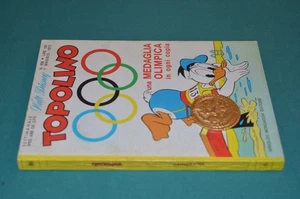 TOPOLINO LIBRETTO # 858 orig. 1972 Walt Disney Mondadori MEDAGLIA OLIMPICA PAPER - Picture 1 of 8