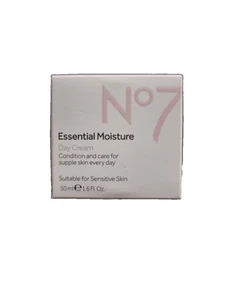 No7 Essential Moisture - Facial Moisturising Day Cream 50ml - Sensitive Skin - Picture 1 of 2