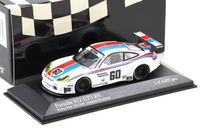 1:43 Minichamps Porsche 911 996 GT3 RS 2004 Barber Park 250 Brunos #60 Franchitt - Photo 1/3