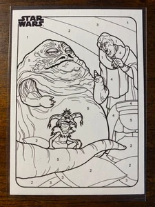 Babero 2025 Topps cromado Star Wars Jabba The Hutt Fortuna #CP-4 por números - Imagen 1 de 2
