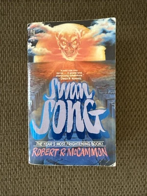 Robert R McCammon Swan Song 1987 Pocket Book Paperback HORROR True 1st Print USA Foto 1 de 4