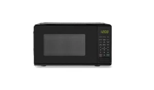 Mainstays 0.7 Cu ft Countertop Microwave Oven, 700 Watts, Black - Picture 1 of 9