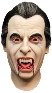 HALLOWEEN ADULTO DRÁCULA MÁSCARA DE VAMPIRO UTILERÍA HORROR-TRICK OR TREAT ESTUDIOS - Imagen 1 de 3