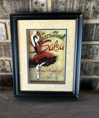 Международная сальса всемирно известный ресторан напольные шоу Нью-Йорк город настенная картина  - Изображение 1 из 4