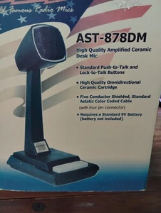 Astatic 302-AST878DM CB Desk Microphone (Brand New/ Never Used) - Photo 1/7