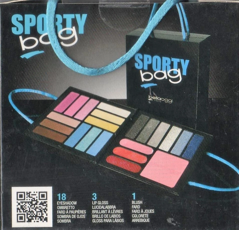 BELLA OGGI ITALIA SPORTY BAG TROUSSE PALETTE CON  18 OMBRETTI EYESHADOWS - Immagine 1 di 1