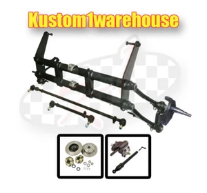VW Volkswagen Bug 2 inch narrowed link pin front end axle beam 5 on 4 3/4 Chevy - Picture 1 of 1