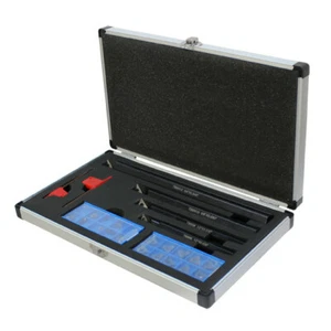 4 Indexable Boring Bars Insert Boring Bar Set TBBN TBBS Bar Shank Hex Screw - Picture 1 of 5