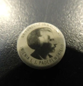 NA FUNDUSZ INWALIDZKI Whitehead & Hoag Buttons Badges Newark N.J. Old Pinback  - Picture 1 of 3
