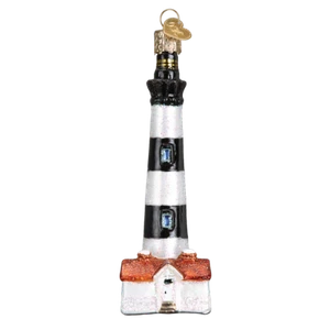 Antiguo Mundo Navidad BODIE ISLAND FARO (20102) Adorno de Vidrio con Caja OWC - Imagen 1 de 3