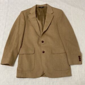 USA 100% Camel Hair sport coat blazer jacket , John Alexander Camel Hair Sz 42S