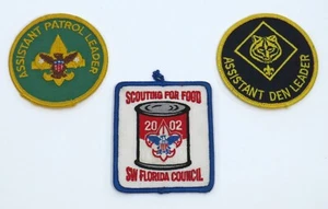 Vintage Boy Scouts Of America Patches * 3 Different Patches * Ships Free! - Picture 1 of 5
