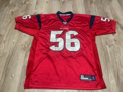 Brain Cushing Jersey Size 52 Houston Texans Reebok Cover