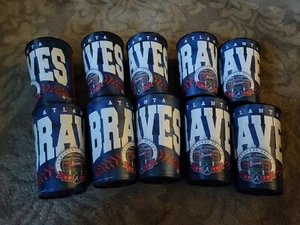 Lot of 10 Inaugural Season Suntrust Park Atlanta Braves 2017 Plastic Cups - Picture 1 of 3