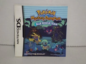 Pokemon Mystery Dungeon Blau Rettungsteam - Nintendo DS Anleitung Booklet - Bild 1 von 2