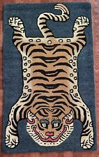 Handmade Tufted Tibetan Tiger Rug For Living Room Bedroom Kids Room Wool Carpet