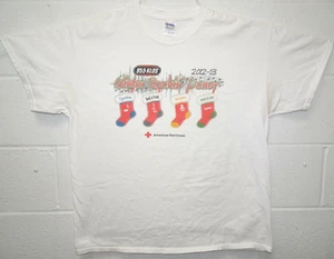 KLOS Los Angeles Rock Radio Weihnachten 2013 Rotes Kreuz Blood Drive T-Shirt XL - Bild 1 von 7