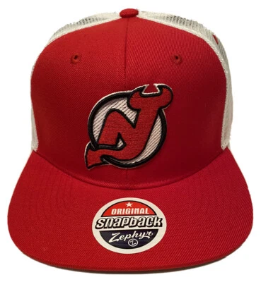 Zephyr NHL New Jersey Devils "IMAX" Flat bill SnapBack Hat BRAND NEW WITH TAGS - Image 1 of 4