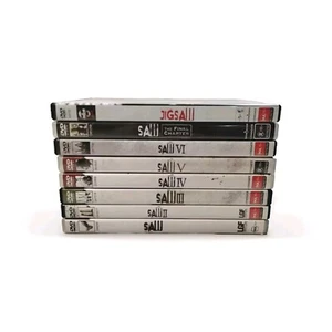 SAW 1 2 3 4 5 6 The Final Chapter & Jigsaw First 8 Films Cult Gore Horror DVD R4 - Picture 1 of 22