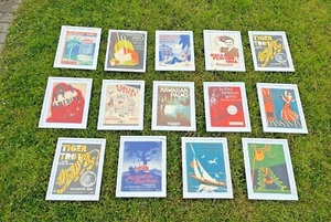 1 FRAMED ANTIQUE ART DECO ILLUSTRATED SWEDISH SHEET MUSIC FILM POSTER WALL ART - Picture 1 of 23