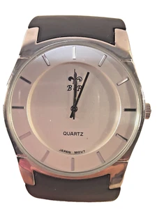 Men's Quartz Watch B & R Stainless Steel Japan Movt - NEW - NEEDS BATTERY - Picture 1 of 8