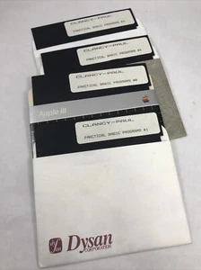 Prácticos Programas Básicos para Apple IIe Juego de 4 Discos 0,1,3,4 Clacy Paul Vintage - Imagen 1 de 10