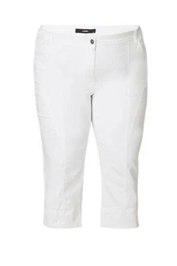 X Two Joni Jeans Caprijeans Bermudas Sommerhose Damen Stretch Weiß Größe 58 - Bild 1 von 2