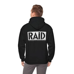 New France French Special Elite Police Forces Unit Raid Hooded Sweatshirt - Picture 1 of 4