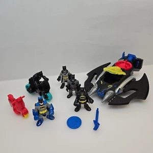 Imaginext DC Comics Super Heroes Friends Batman Batwing 'Bat-Wing Jet' Bundle - Picture 1 of 4