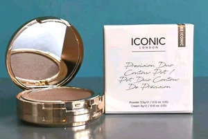 Iconic London Precision Contour Duo Pot Tan Shadow £25 RRP 💖 DEFINE CHEEKBONES - Picture 1 of 13