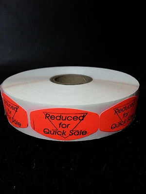 AMERICAN ONLINE PRODUCTS REDUCED QUICK SALE store LABELS 1000 ea/ ROLL 1M/RL free shipping STICKERS