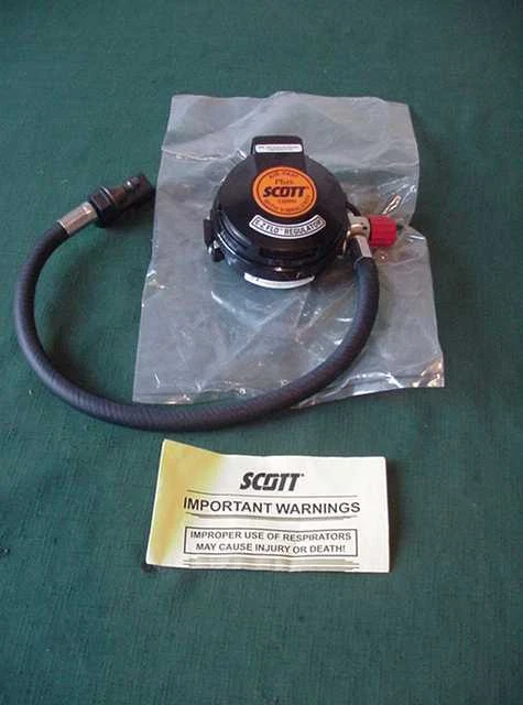 10 SCOTT E-z Flo Regulator Air Pak EZflo HUD Vibralert 200077-10 Quikdisconnect